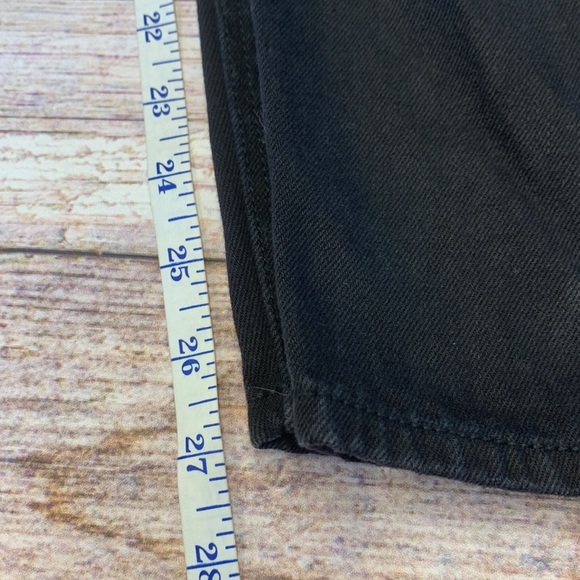 AEO Black Distressed Straight Leg Jeans • Sz 24 • NWT! - Picture 12 of 13